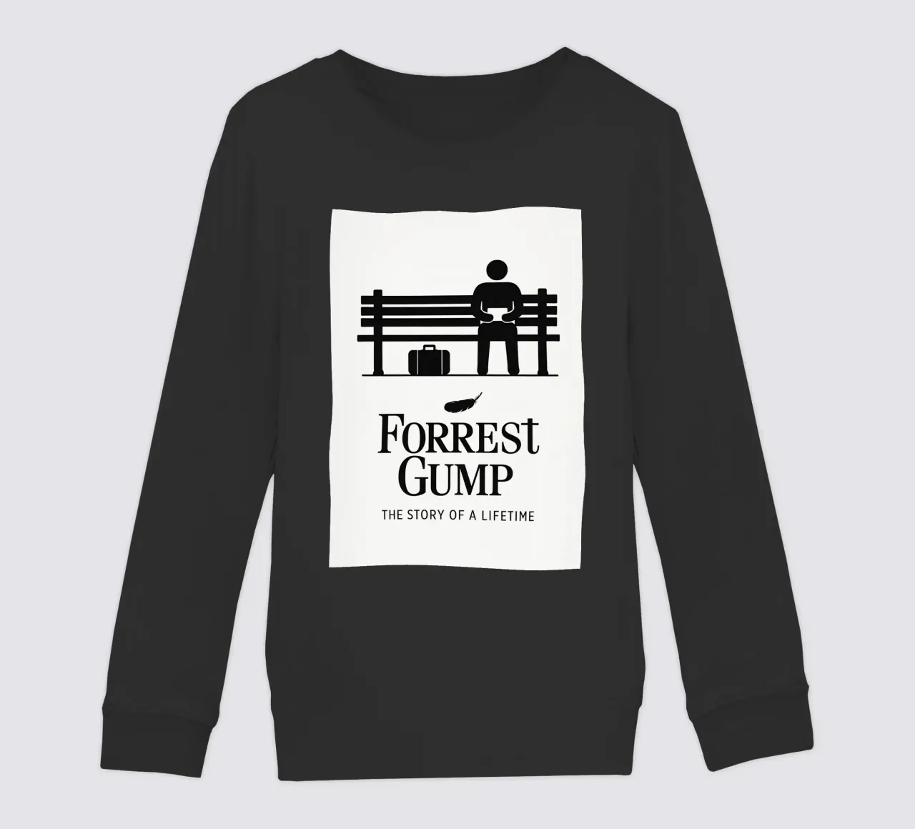 Forrest Gump Print felpa bambino da MoviesArt