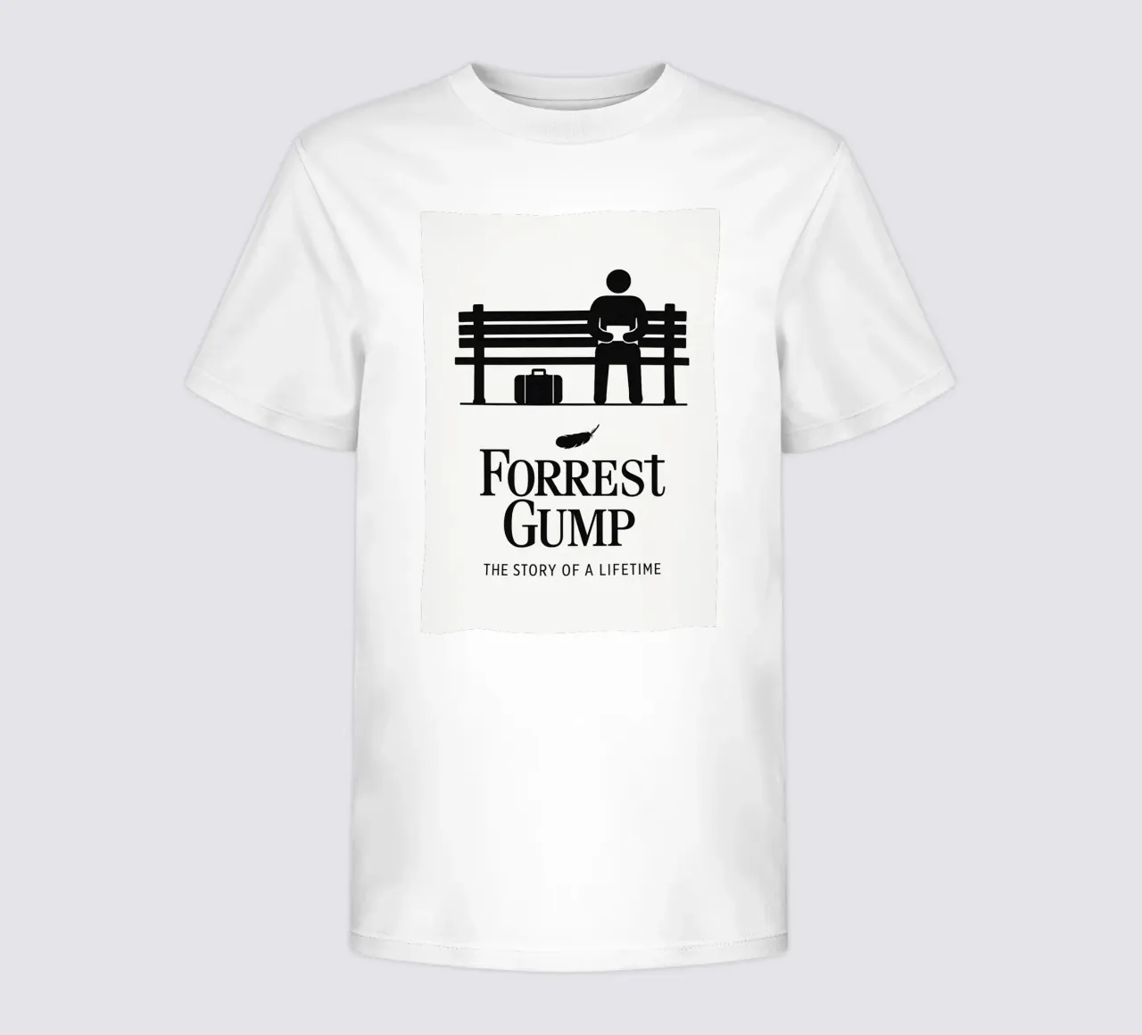 Forrest Gump Print t-shirt bambini da MoviesArt