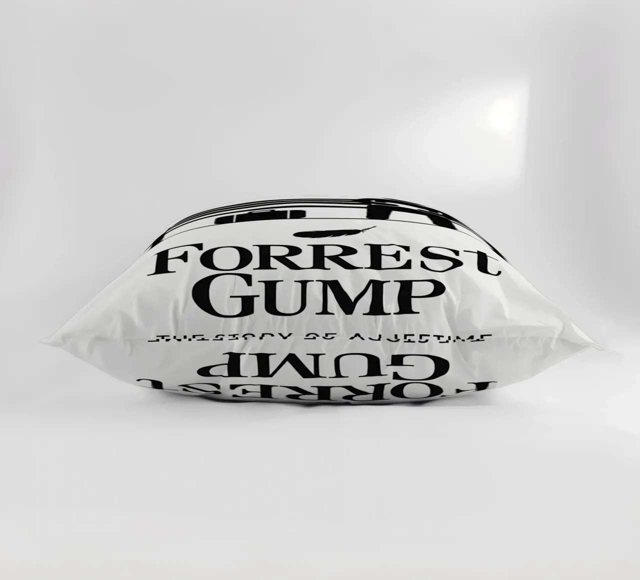 Forrest Gump Print cuscino da MoviesArt