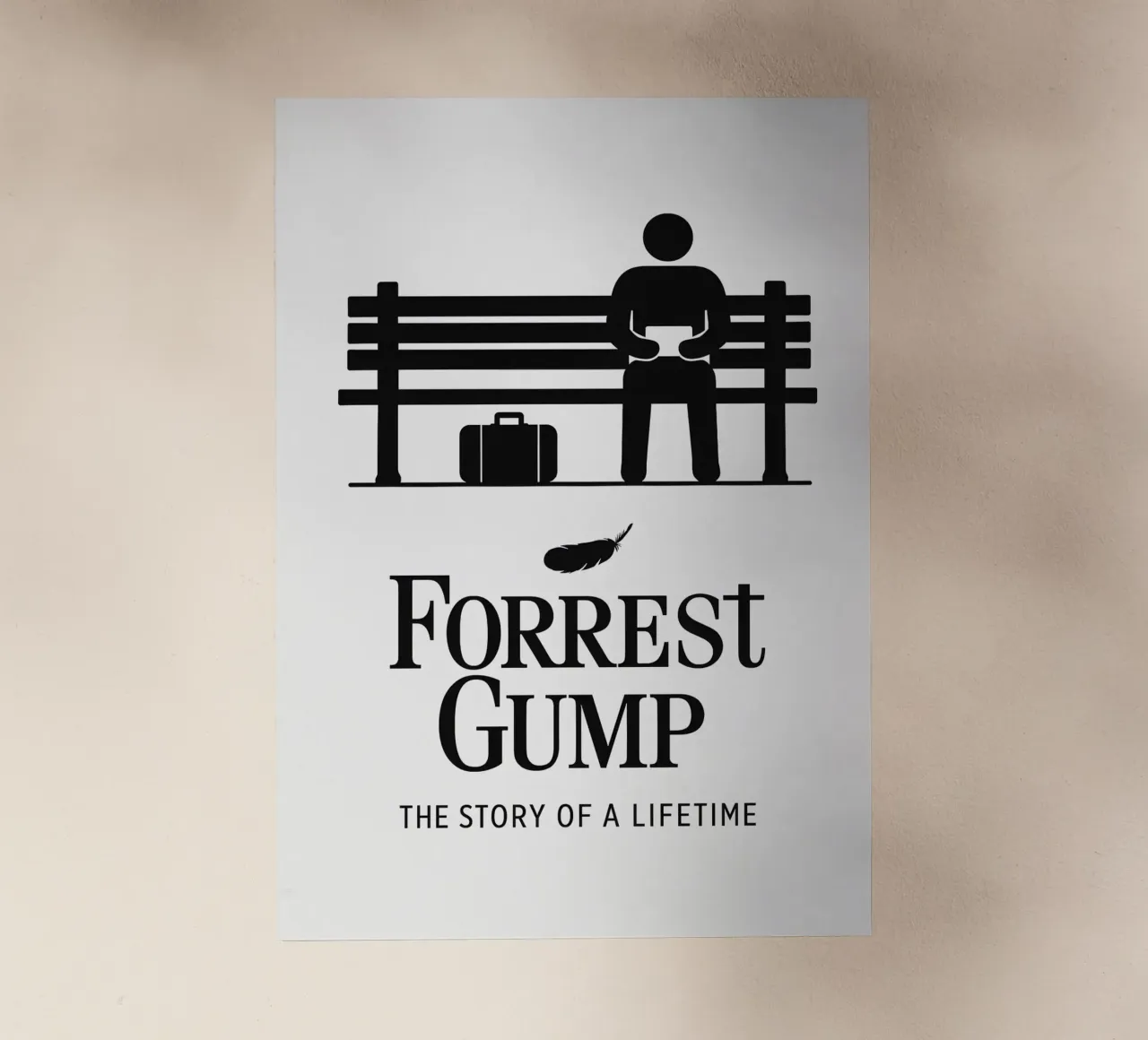Forrest Gump Print pellicola backlit da MoviesArt