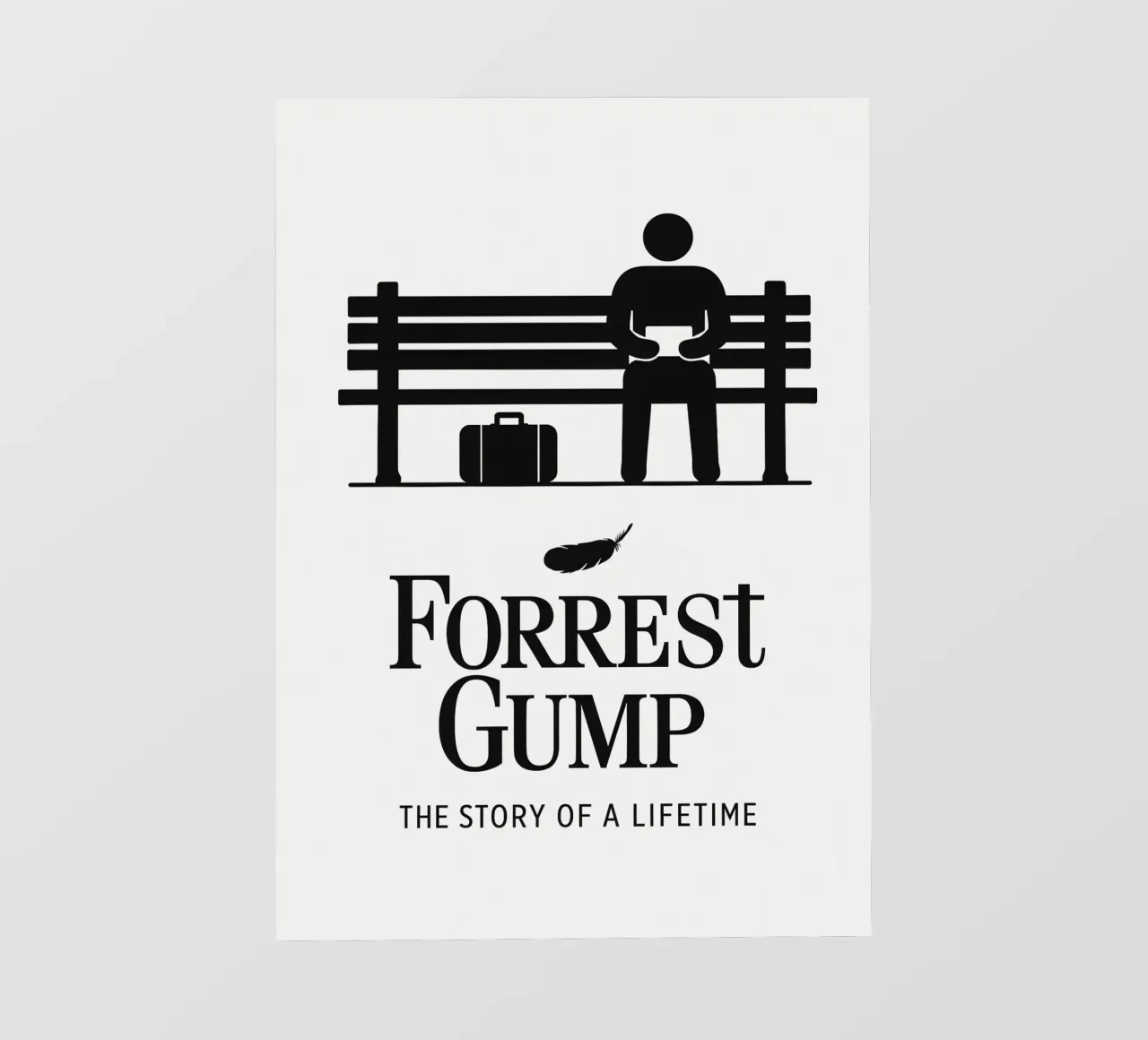 Forrest Gump Print telo in pvc da MoviesArt