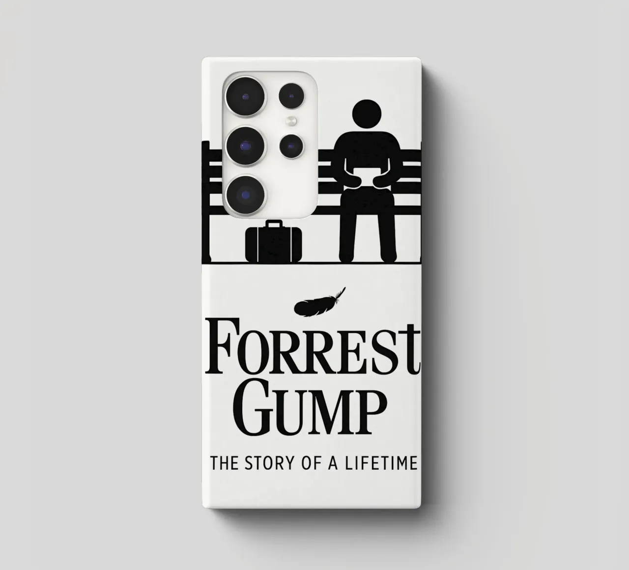 Forrest Gump Print cover samsung da MoviesArt