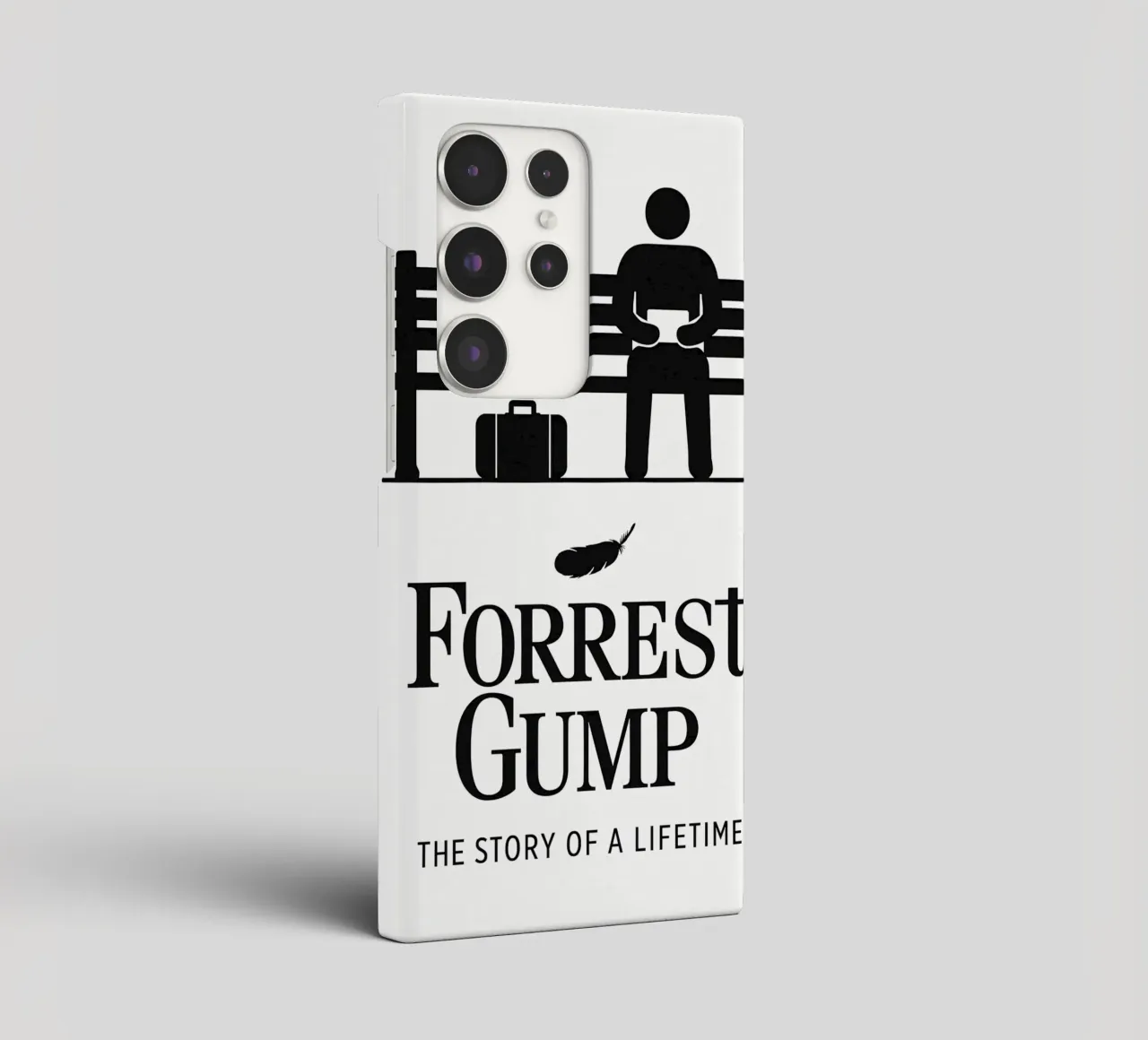 Forrest Gump Print cover samsung da MoviesArt