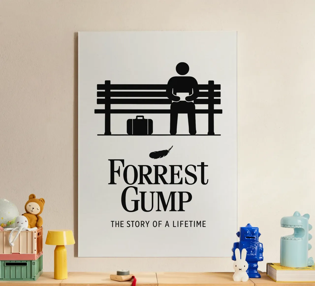Forrest Gump Print plexiglass da MoviesArt