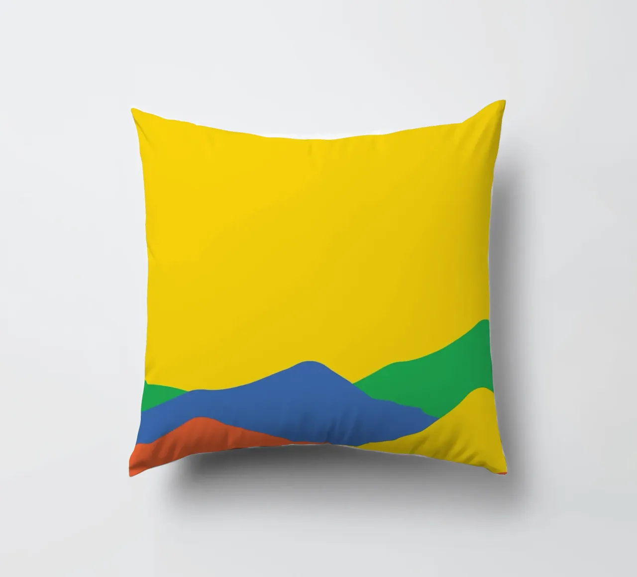 Mountain View Colorful cuscino da galihstudio