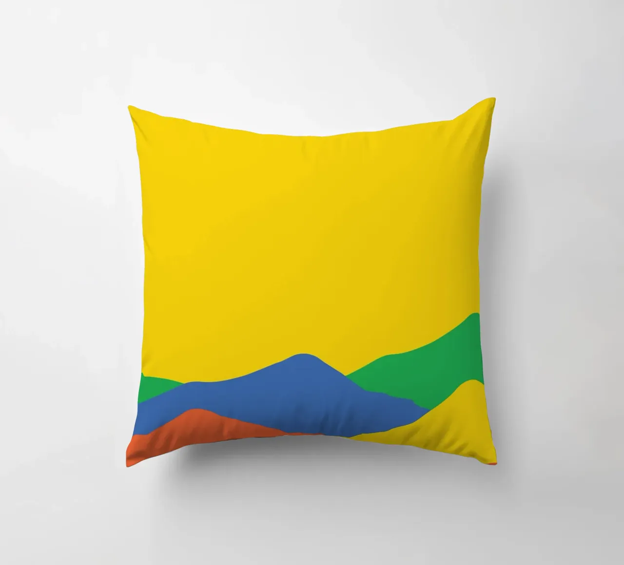 Mountain View Colorful cuscino da galihstudio