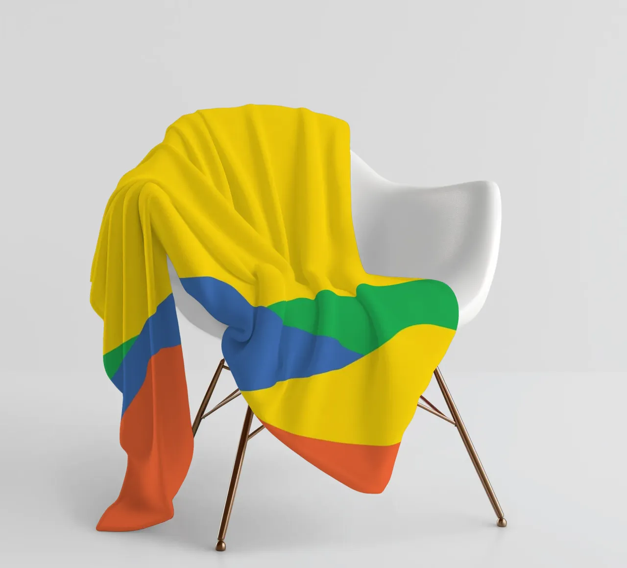 Mountain View Colorful coperta in pile da galihstudio