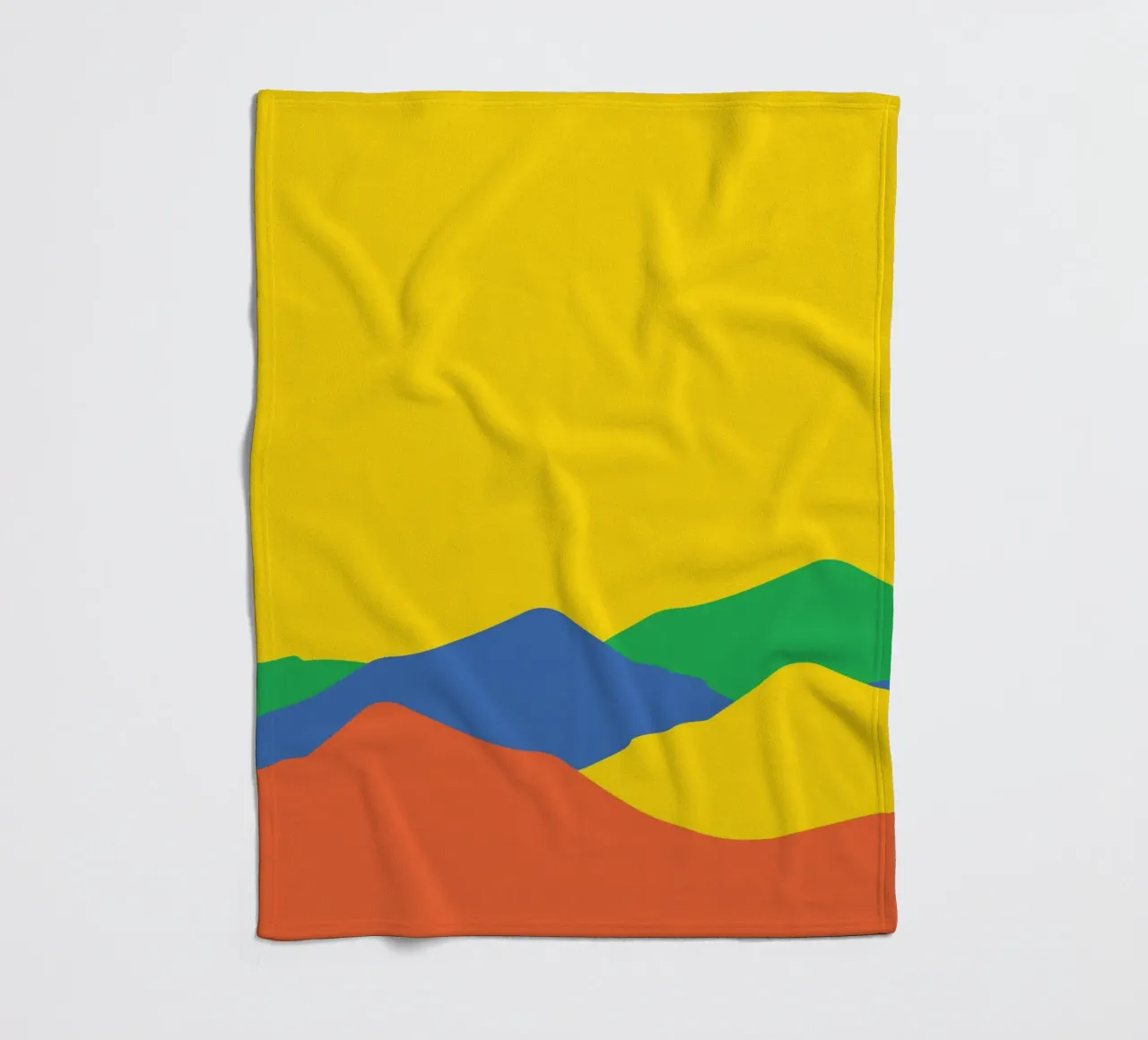 Mountain View Colorful coperta in pile da galihstudio