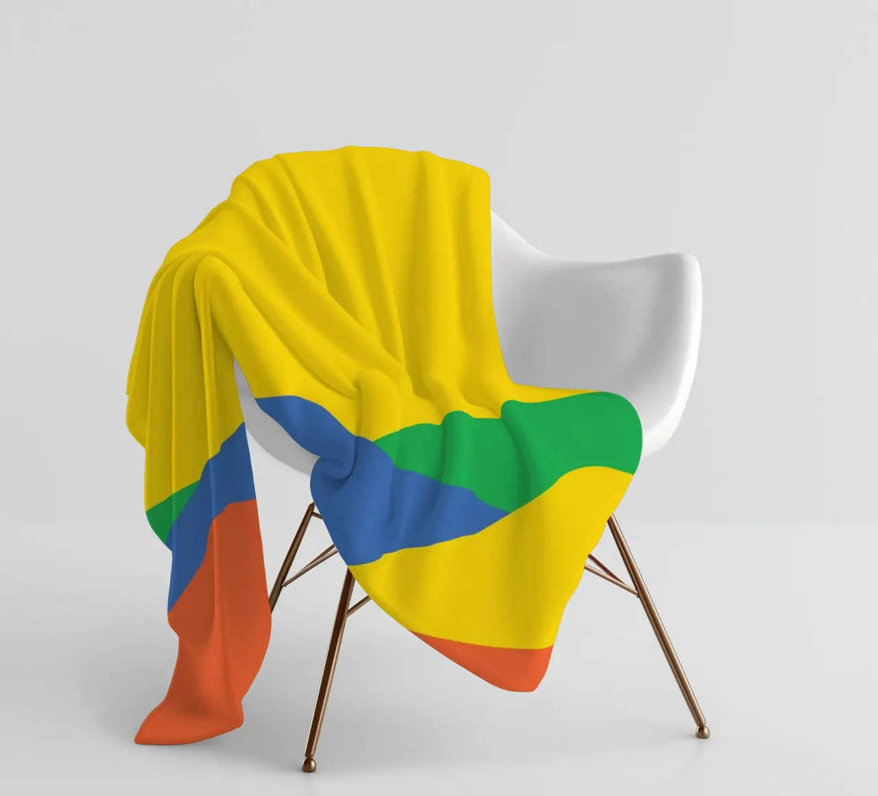 Mountain View Colorful coperta in pile da galihstudio