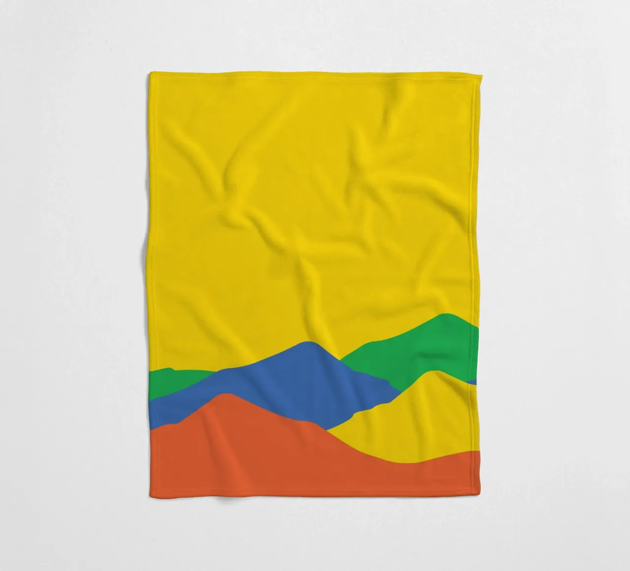 Mountain View Colorful coperta in pile da galihstudio