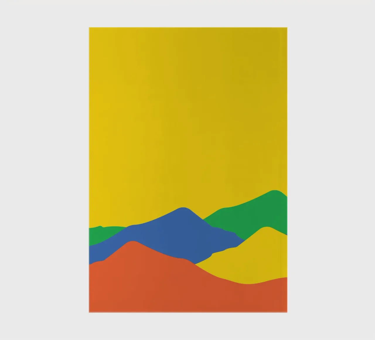 Mountain View Colorful notebook by galihstudio