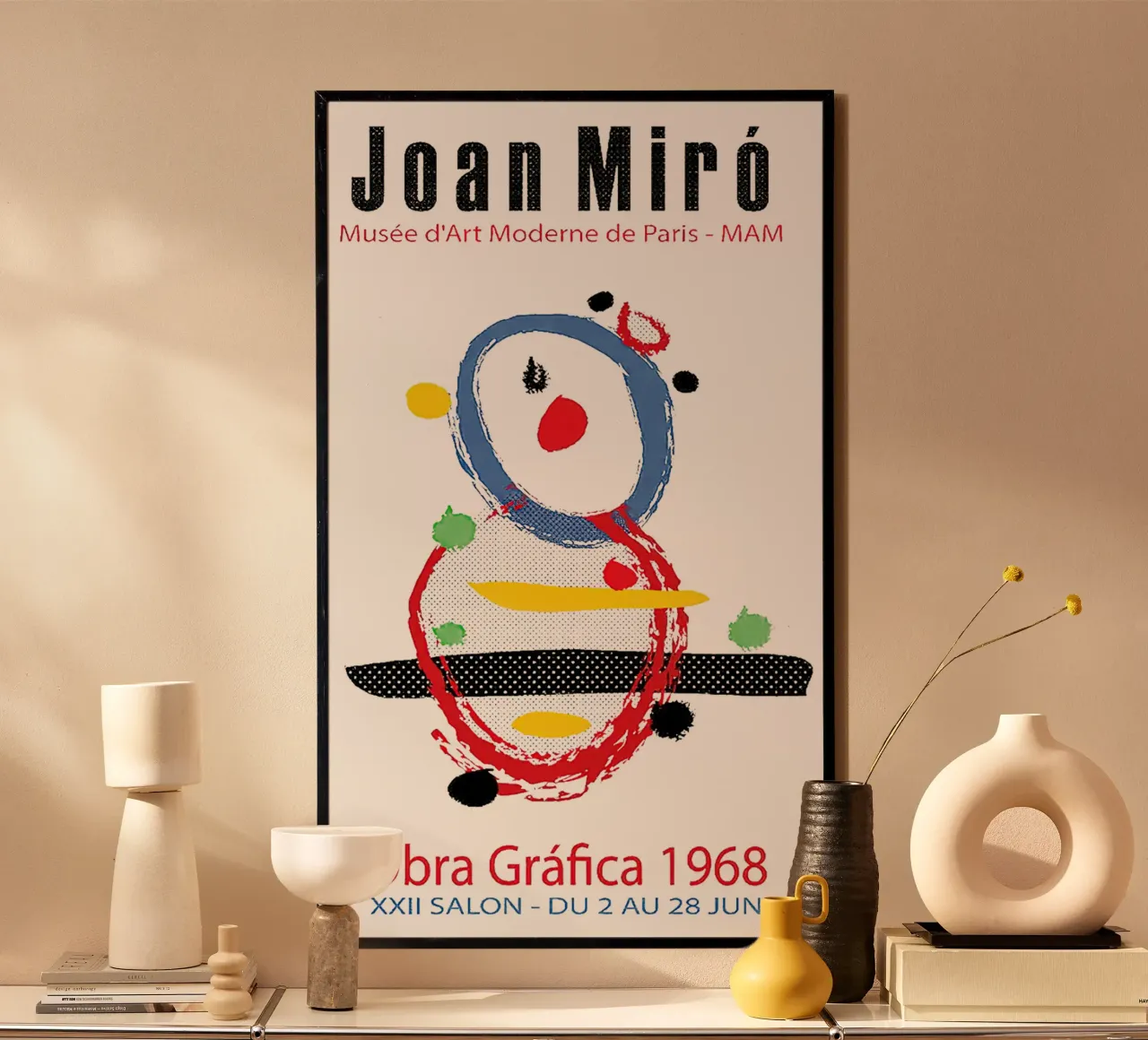 Regali ispirati a Joan Miro poster da phillipp veisenberg