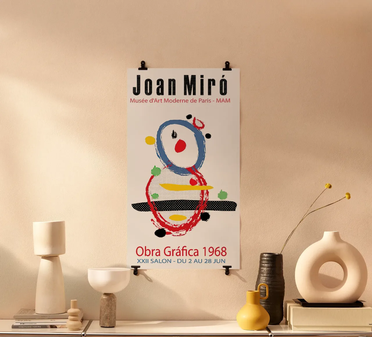 Regali ispirati a Joan Miro poster da phillipp veisenberg