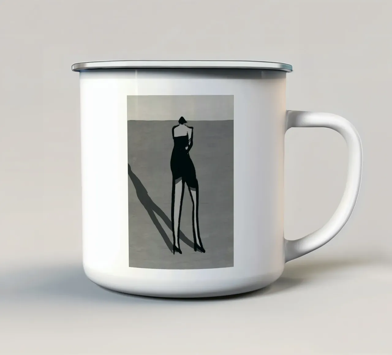 Tacchi alti tazza in smalto da Little Dean