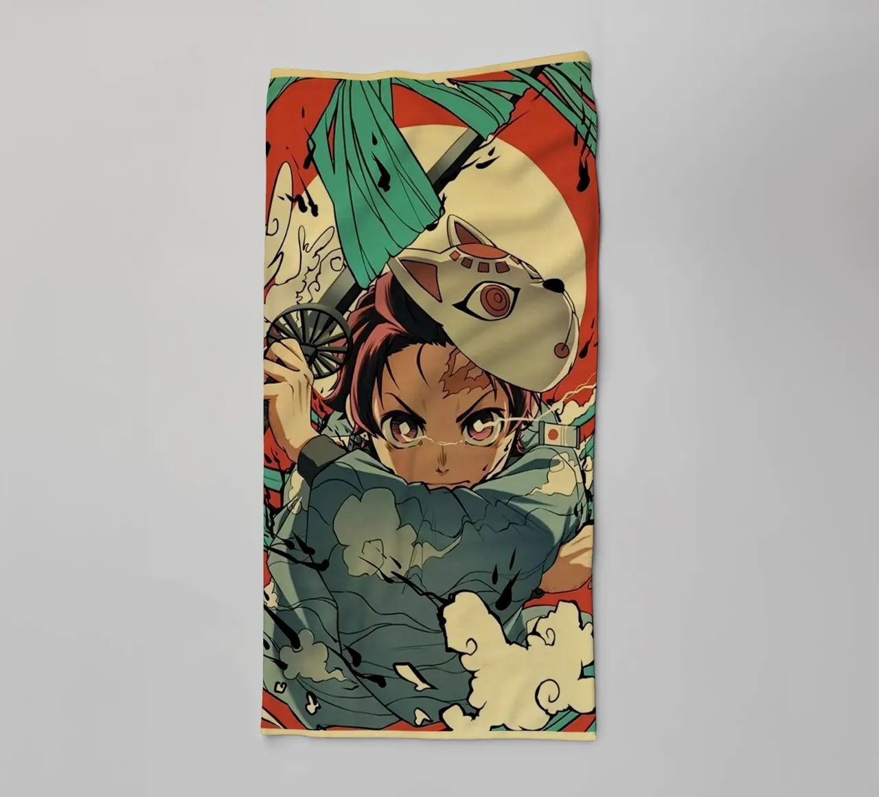 Tanjiro towel by Waylons Studio