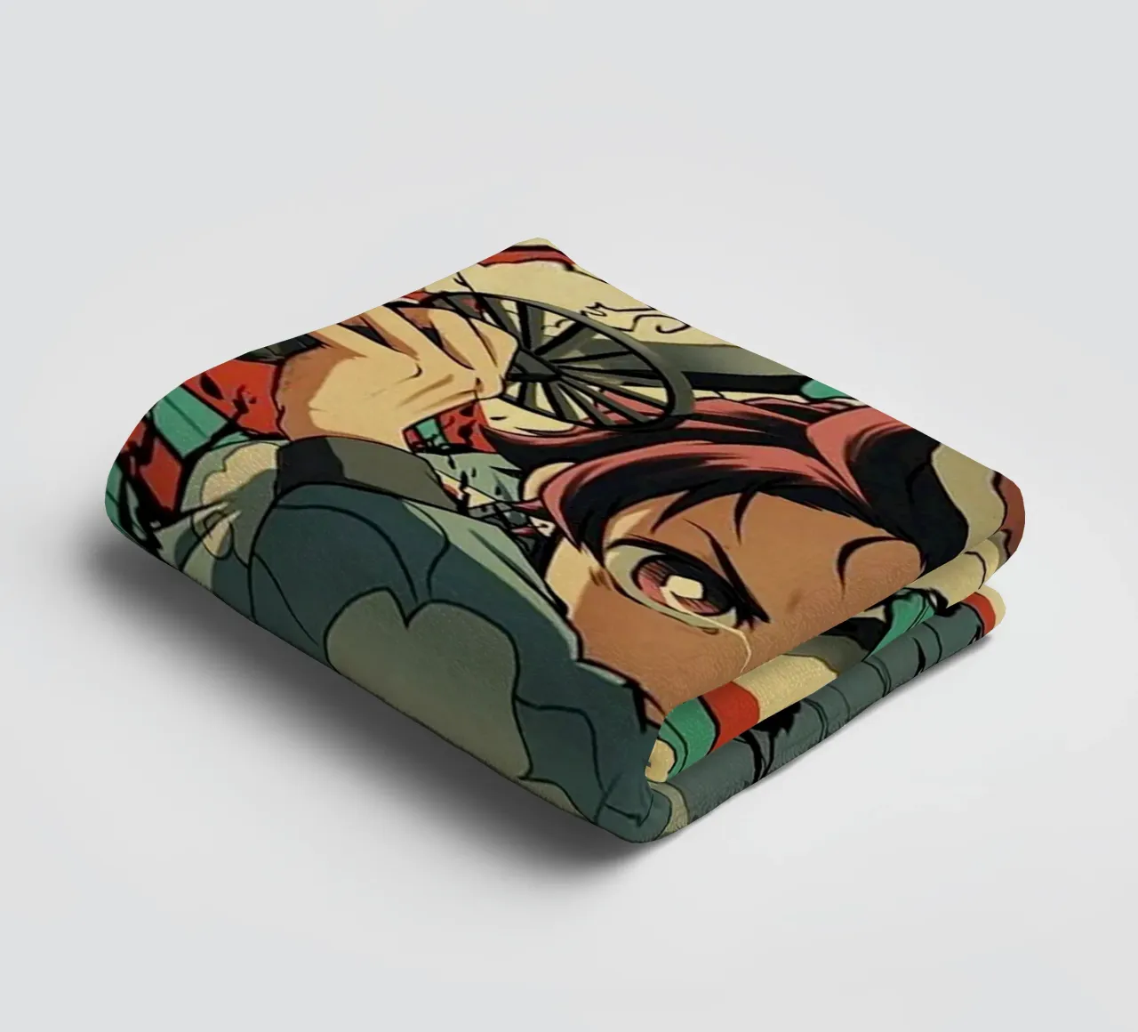 Tanjiro towel by Waylons Studio