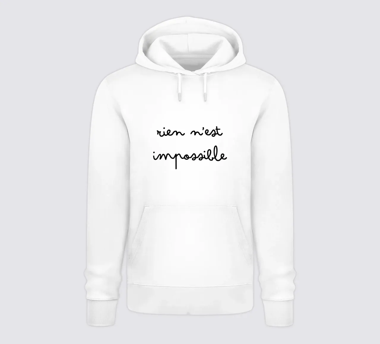 Rien n'est impossible felpa con cappuccio da TCHAK ART