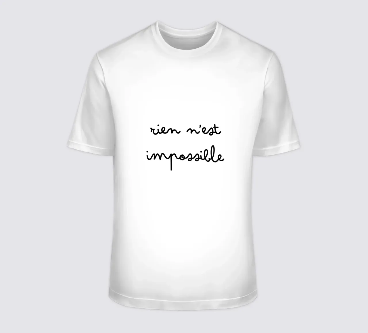Rien n'est impossible t-shirt da TCHAK ART
