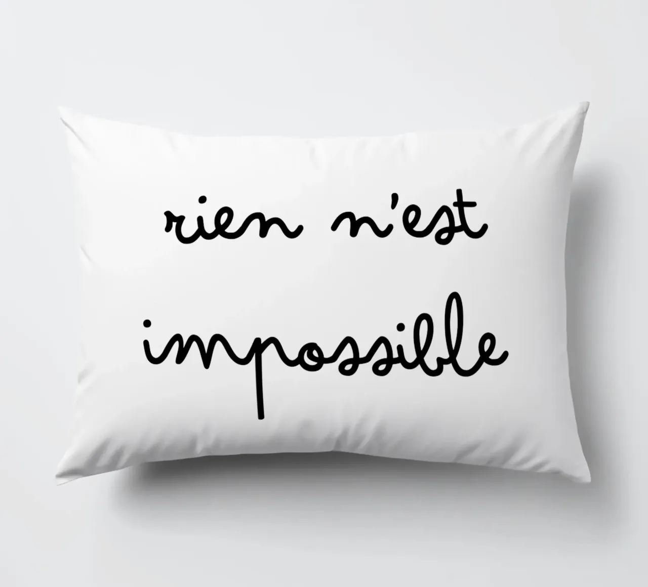 Rien n'est impossible cuscino da TCHAK ART