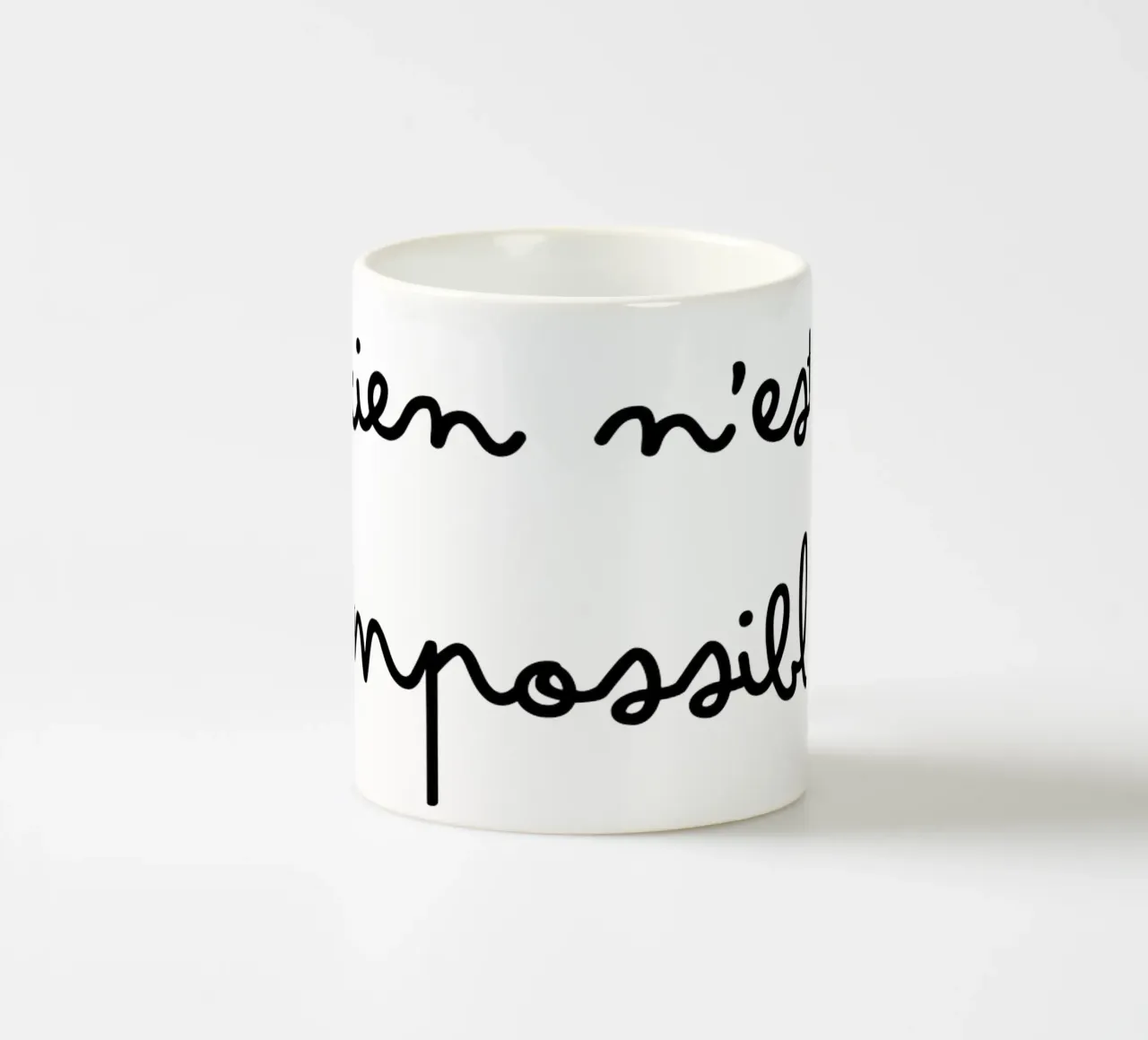 Rien n'est impossible tazza in ceramica da TCHAK ART