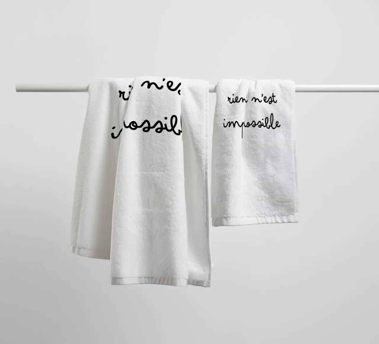 Rien n'est impossible asciugamano da bagno da TCHAK ART