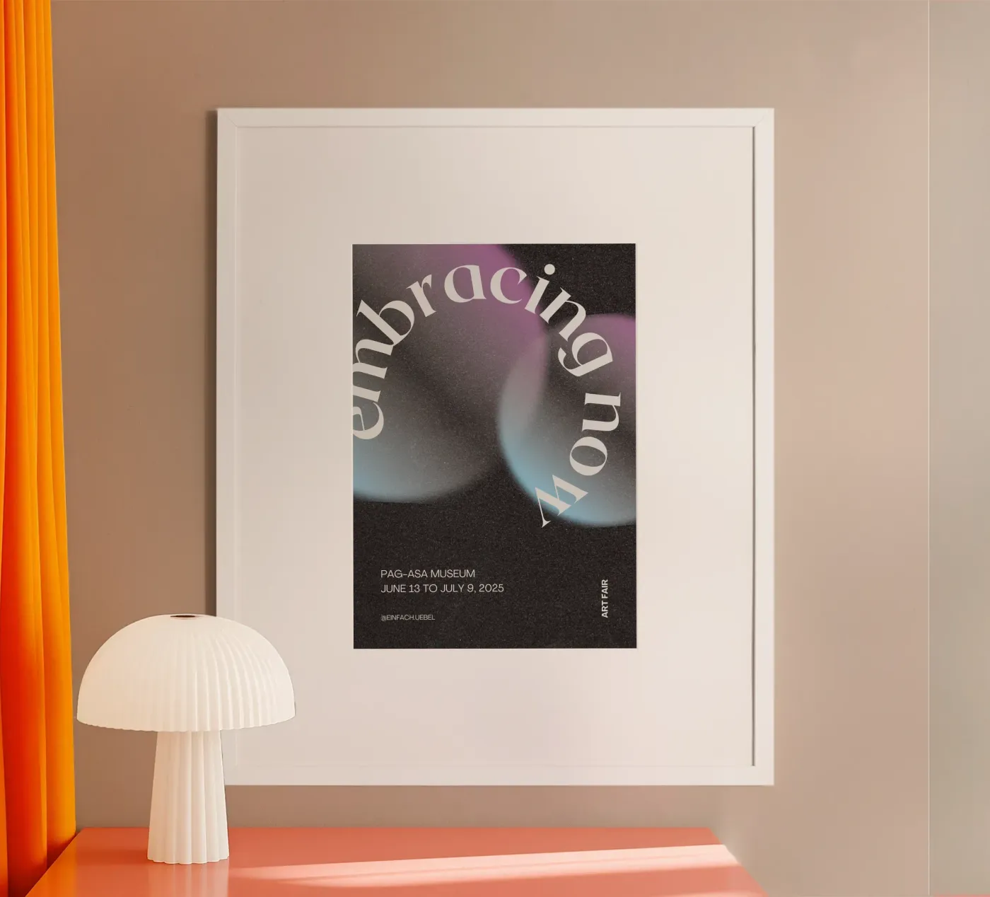 EMBRACING NOW poster da SMRT STUDIO