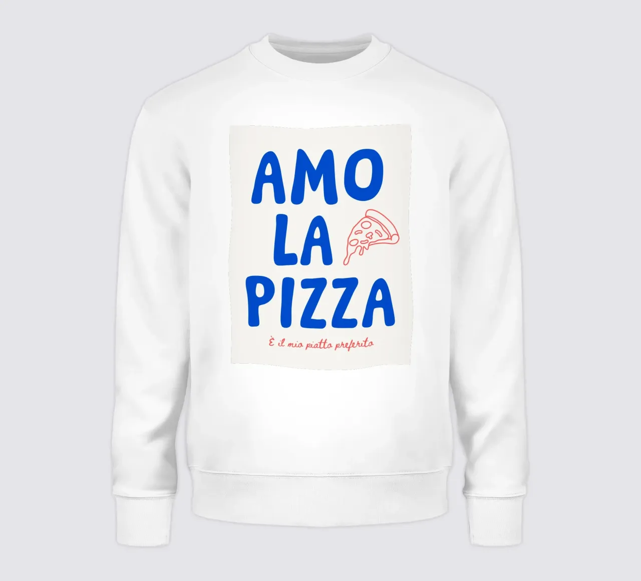 Amo la pizza - verschiedenen Farbvarianten felpa da Ohkimiko