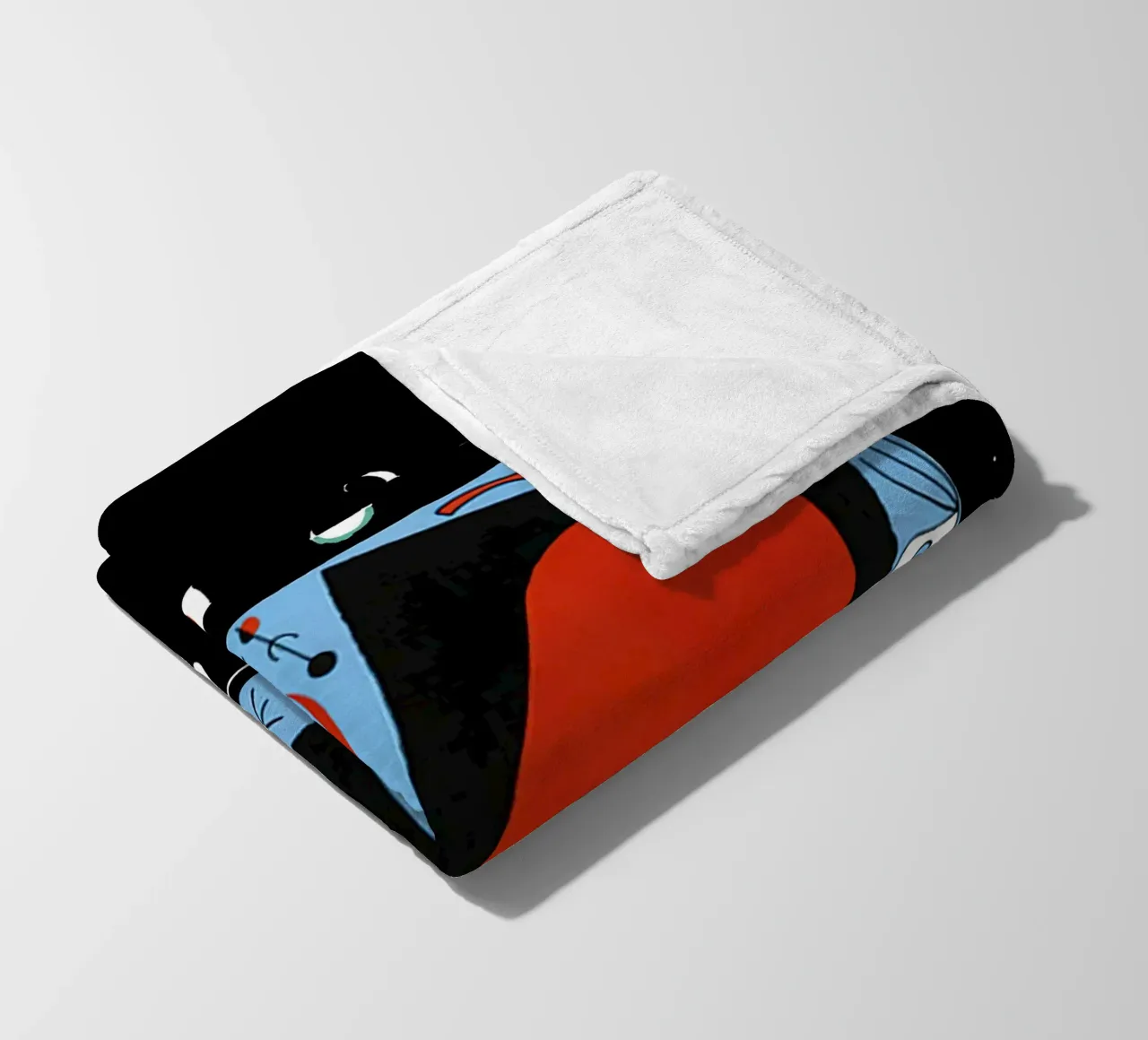 Joan Miro Donna con specchio coperta in pile da phillipp veisenberg