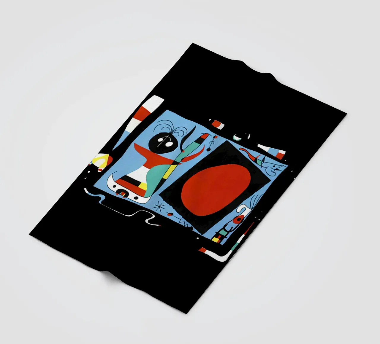Joan Miro Donna con specchio coperta in pile da phillipp veisenberg