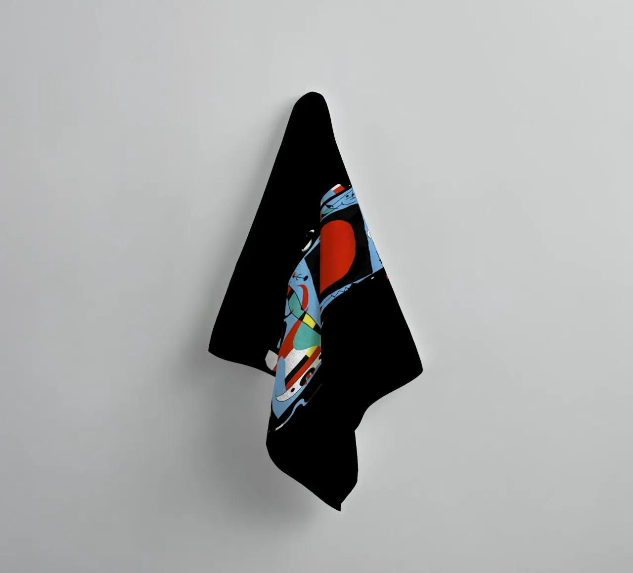 Joan Miro Donna con specchio asciugamano da bagno da phillipp veisenberg