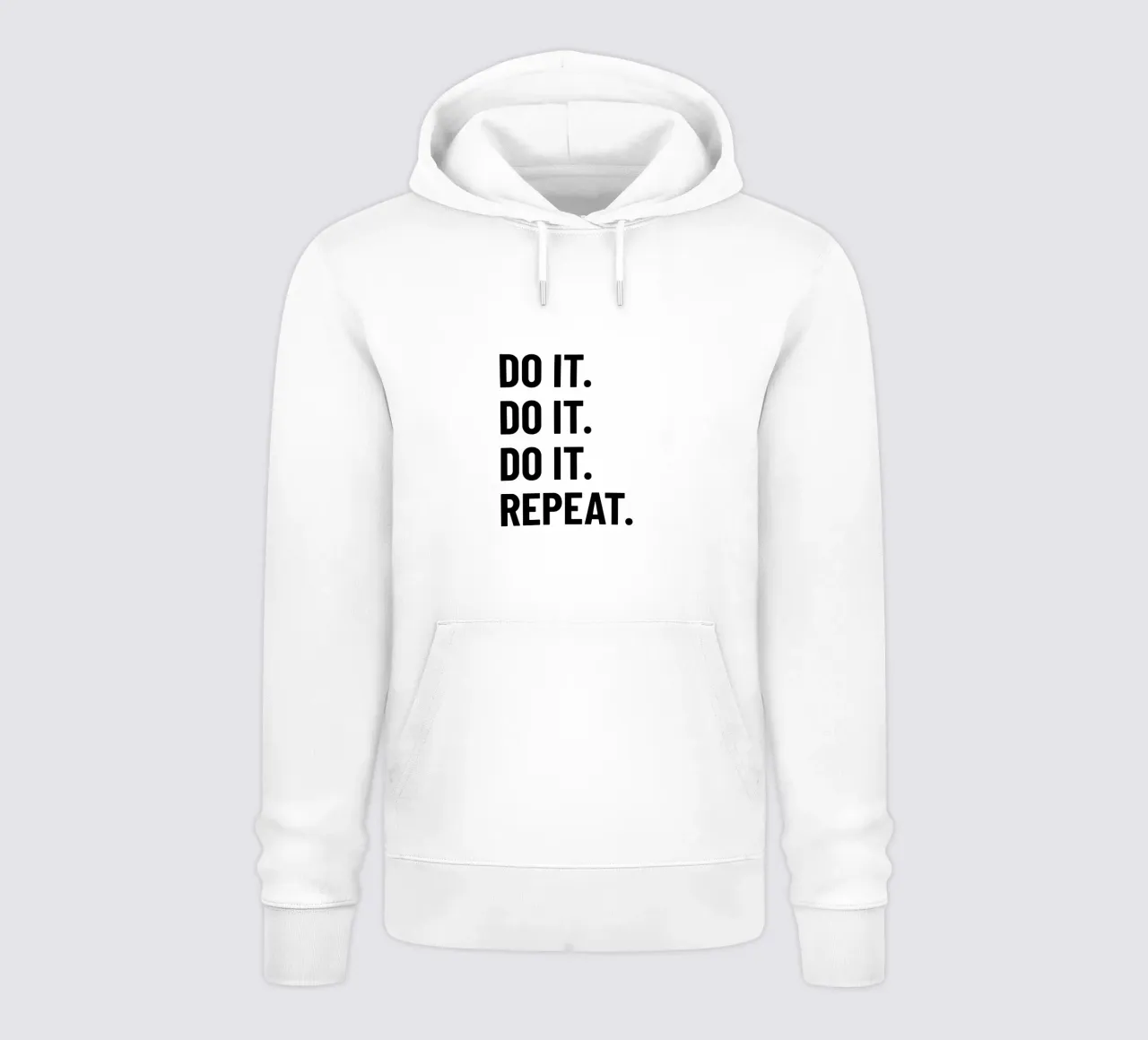 Motivation: Do it. Repeat. black. Inspiration. felpa con cappuccio da RB-Quotes