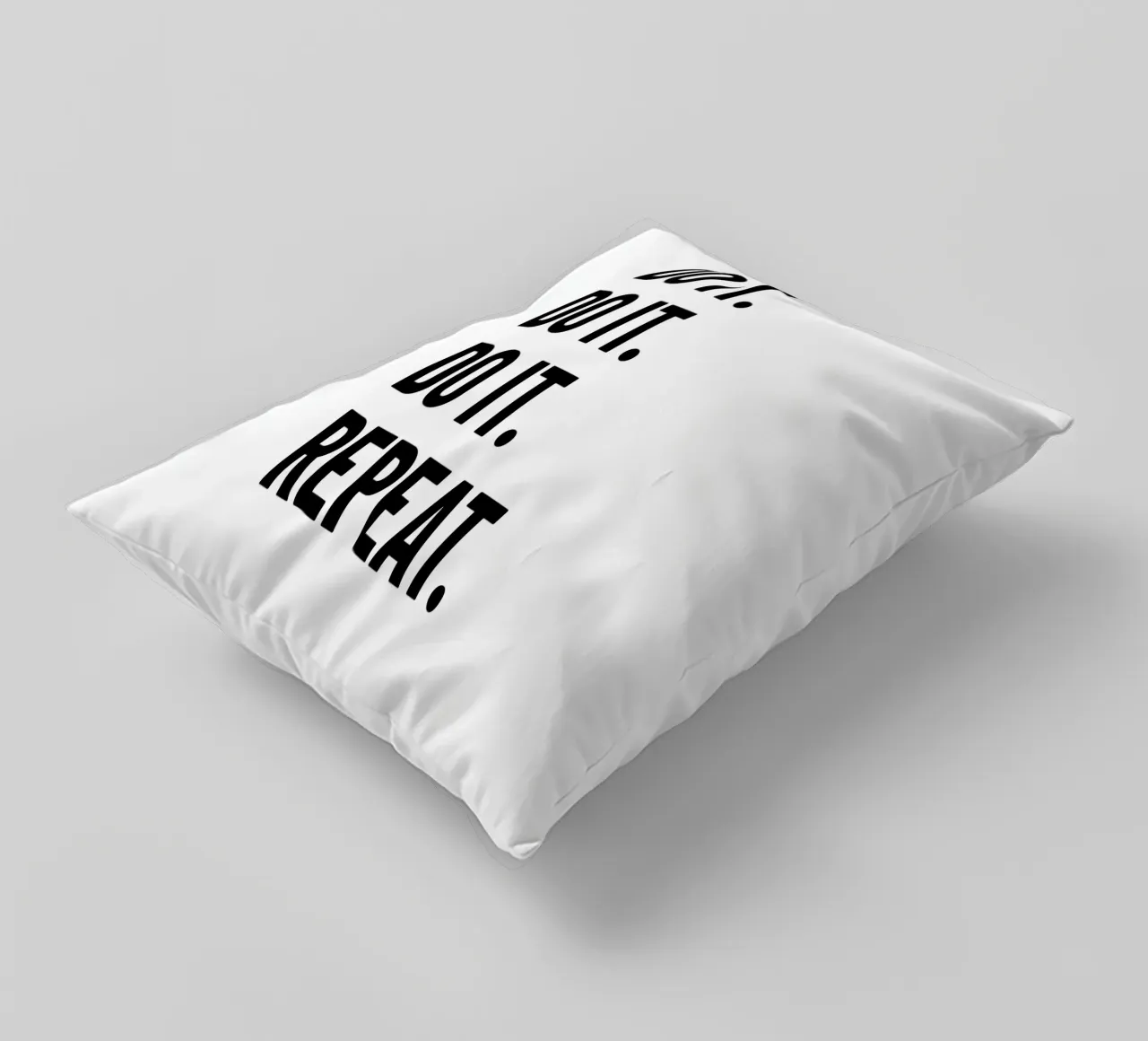 Motivation: Do it. Repeat. black. Inspiration. cuscino da RB-Quotes