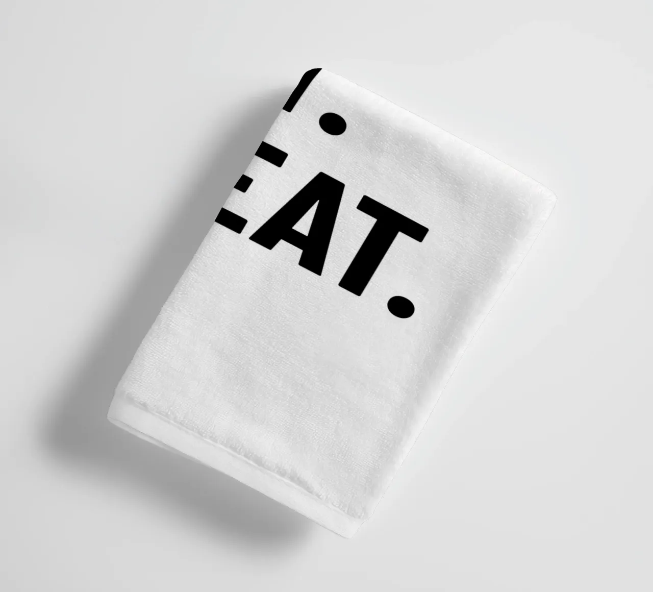 Motivation: Do it. Repeat. black. Inspiration. Handtuch von RB-Quotes