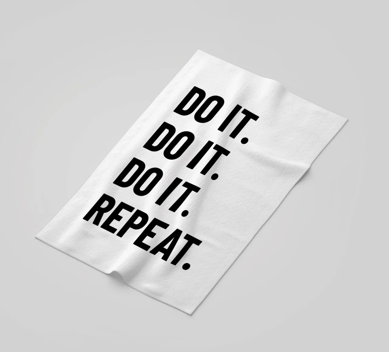 Motivation: Do it. Repeat. black. Inspiration. telo mare da RB-Quotes