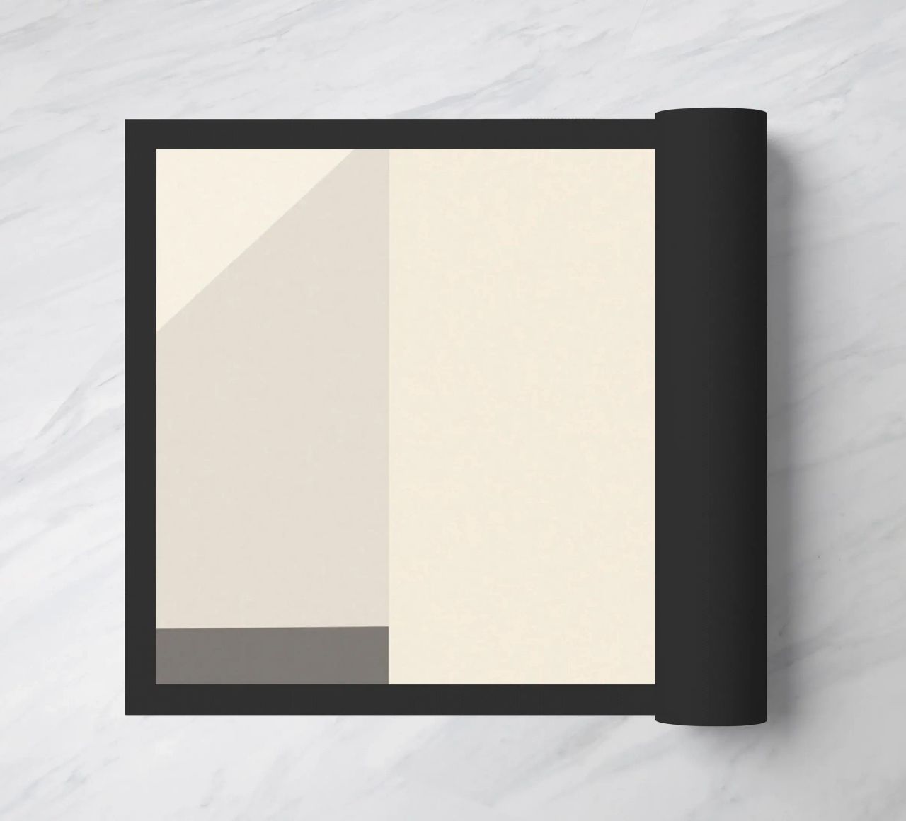 Blocchi di colore cremoso zerbino da Little Dean