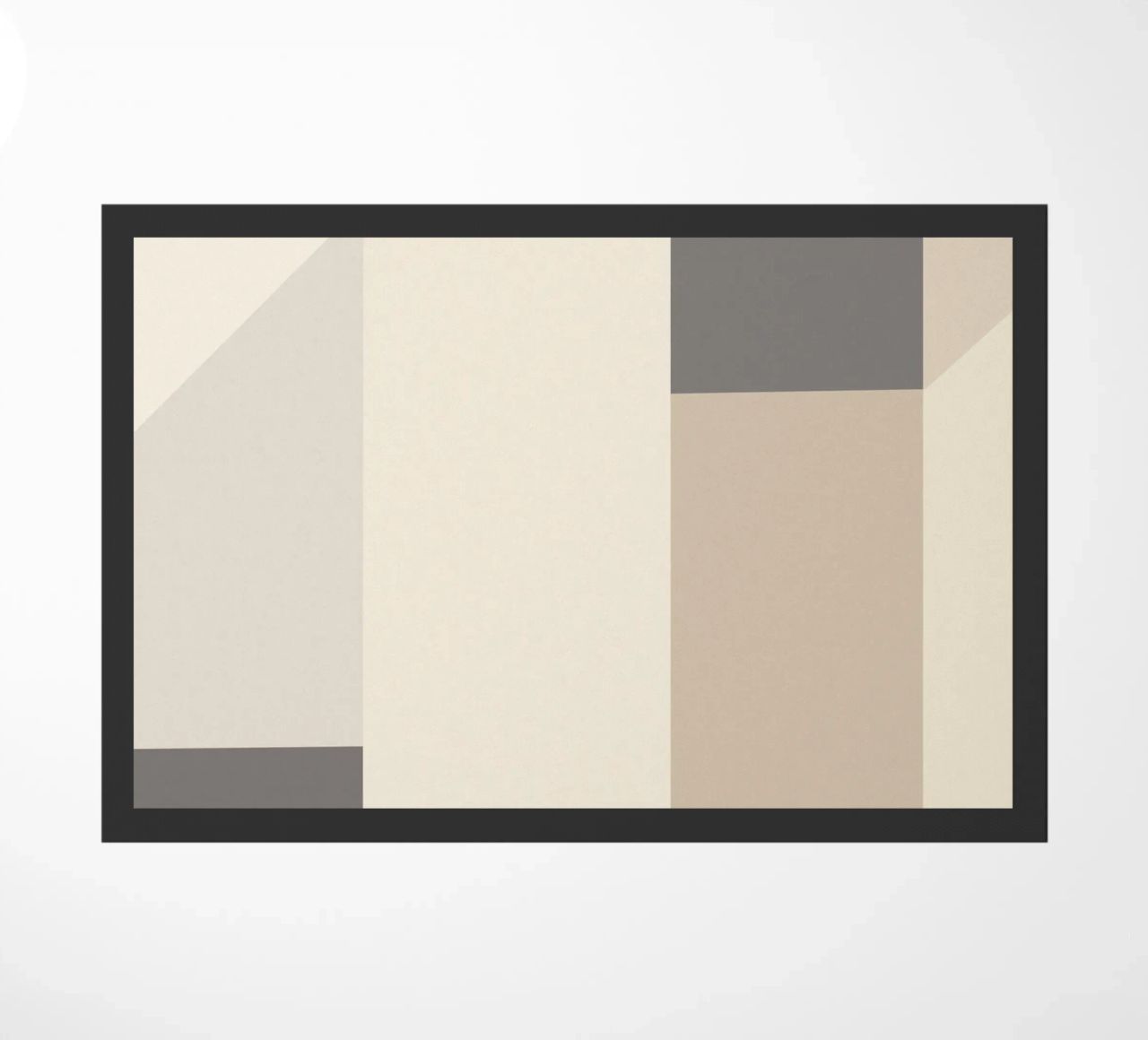 Blocchi di colore cremoso zerbino da Little Dean