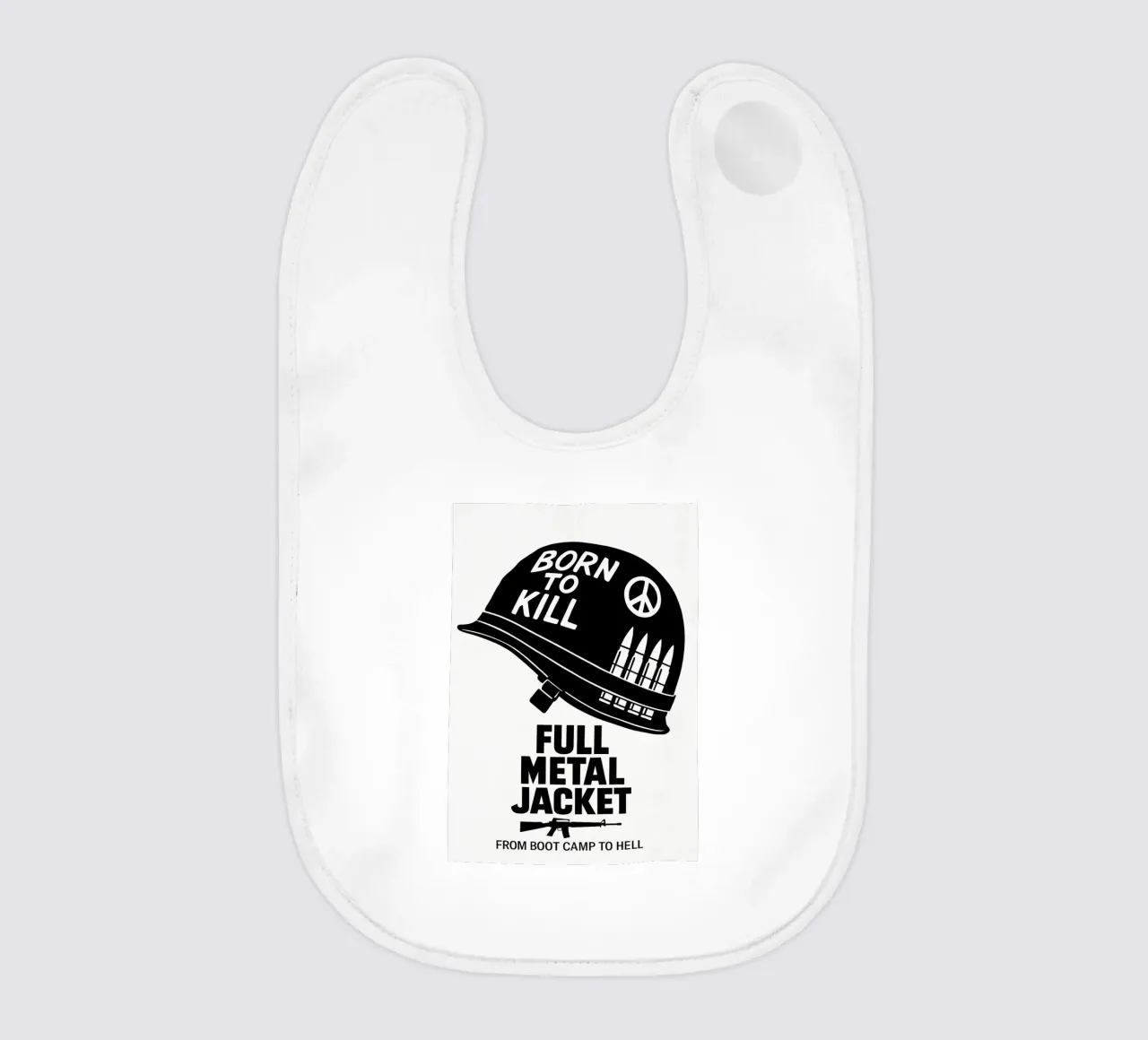 Full Metal Jacket Print bavaglino da MoviesArt