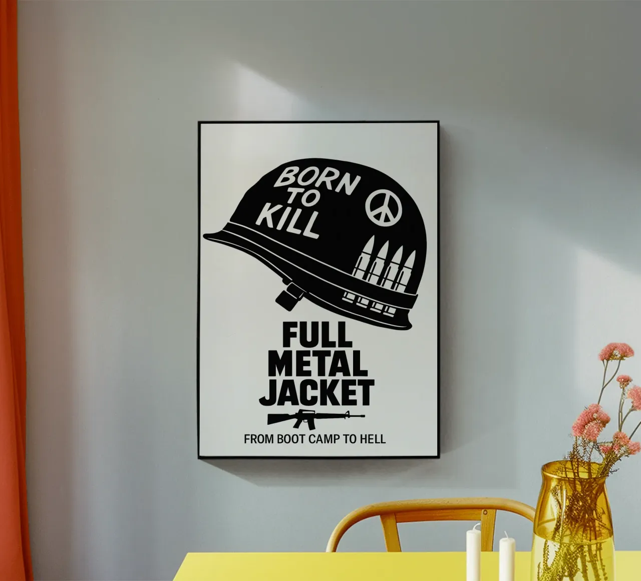Full Metal Jacket Print plexiglass da MoviesArt