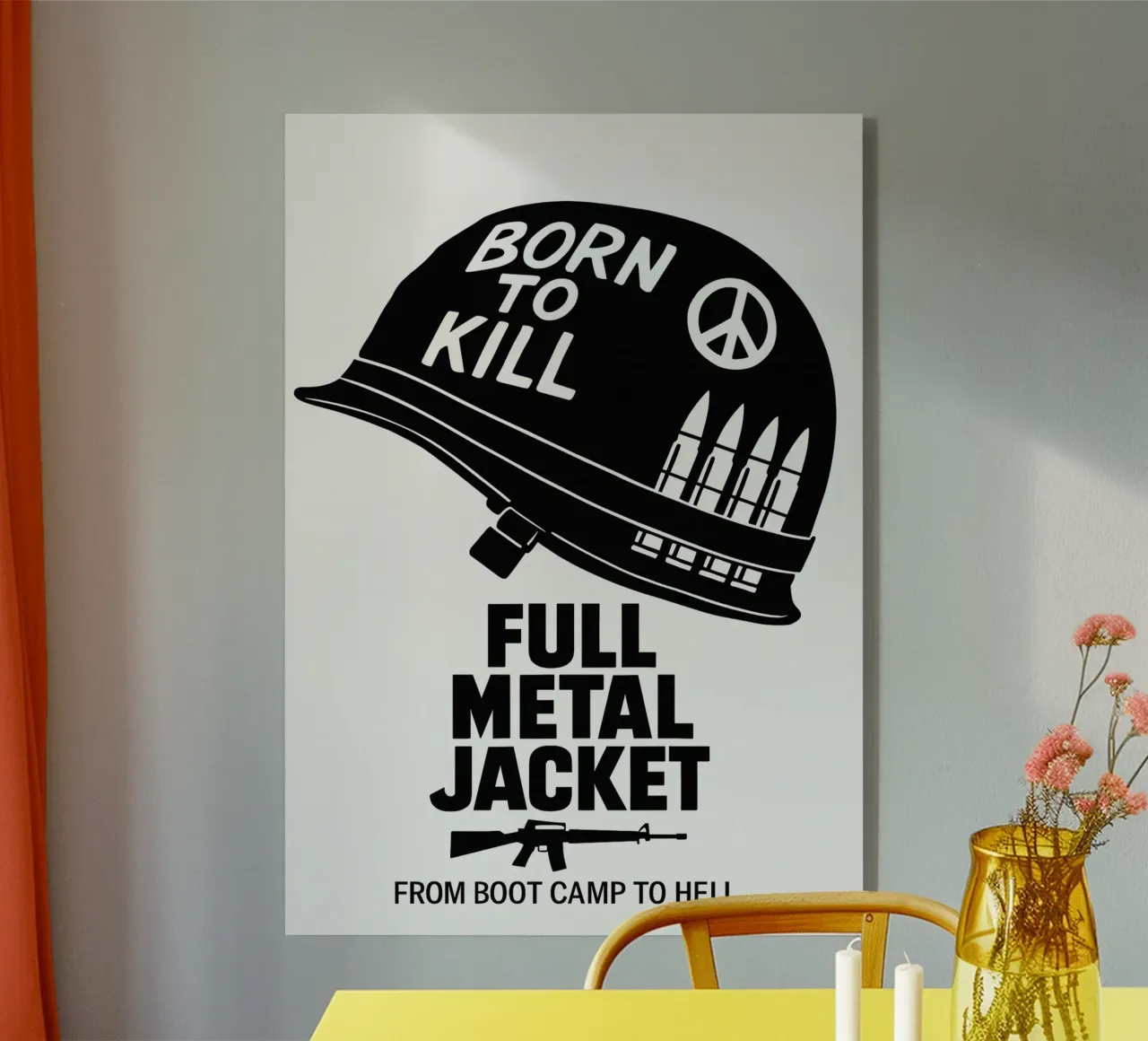 Full Metal Jacket Print plexiglass da MoviesArt