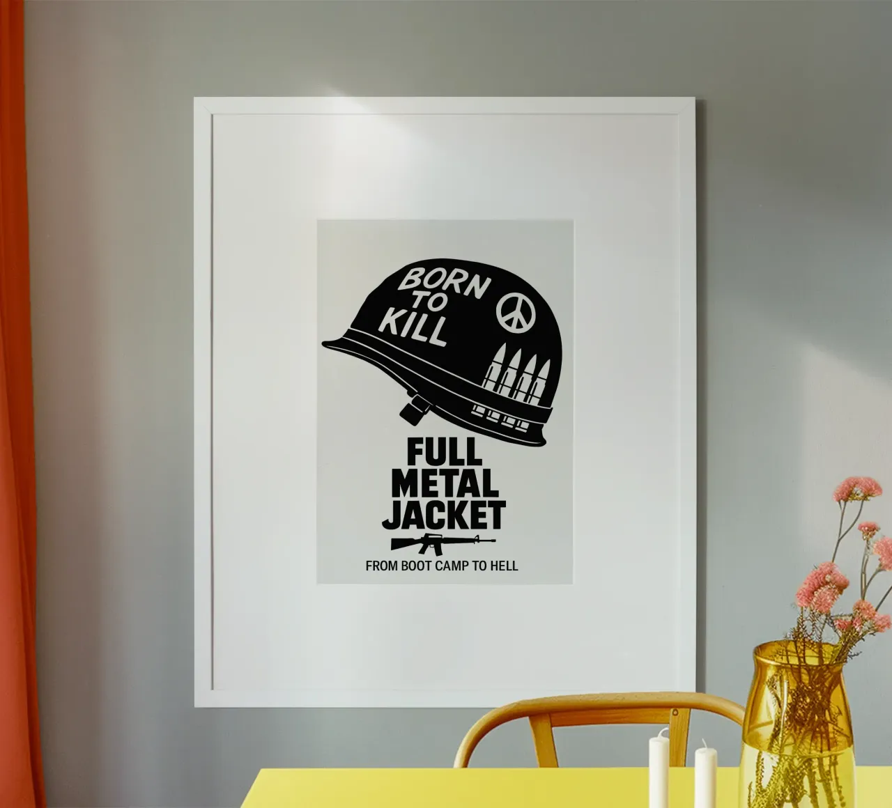 Full Metal Jacket Print carta hahnemühle da MoviesArt