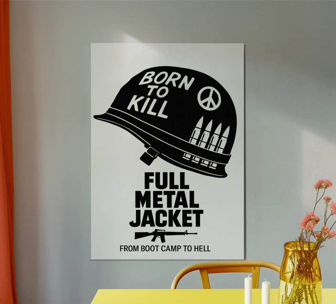 Full Metal Jacket Print carta hahnemühle da MoviesArt