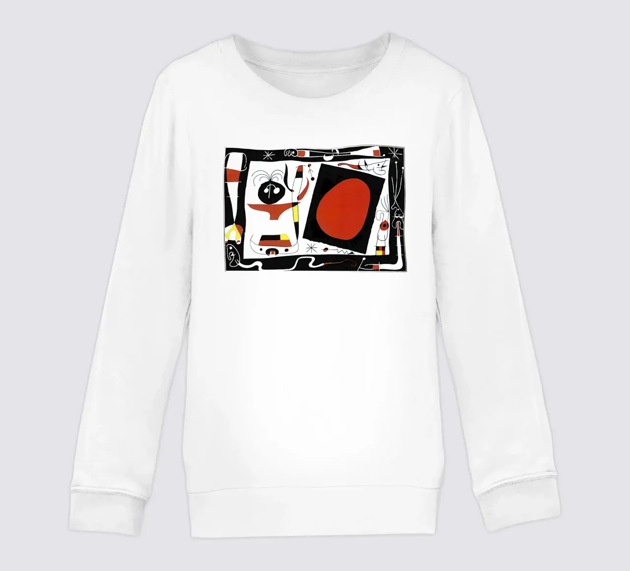 Joan Miro Donna con specchio felpa bambino da phillipp veisenberg