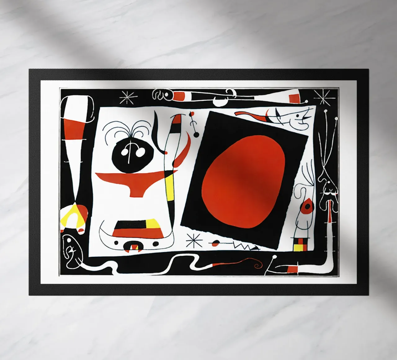 Joan Miro Donna con specchio zerbino da phillipp veisenberg