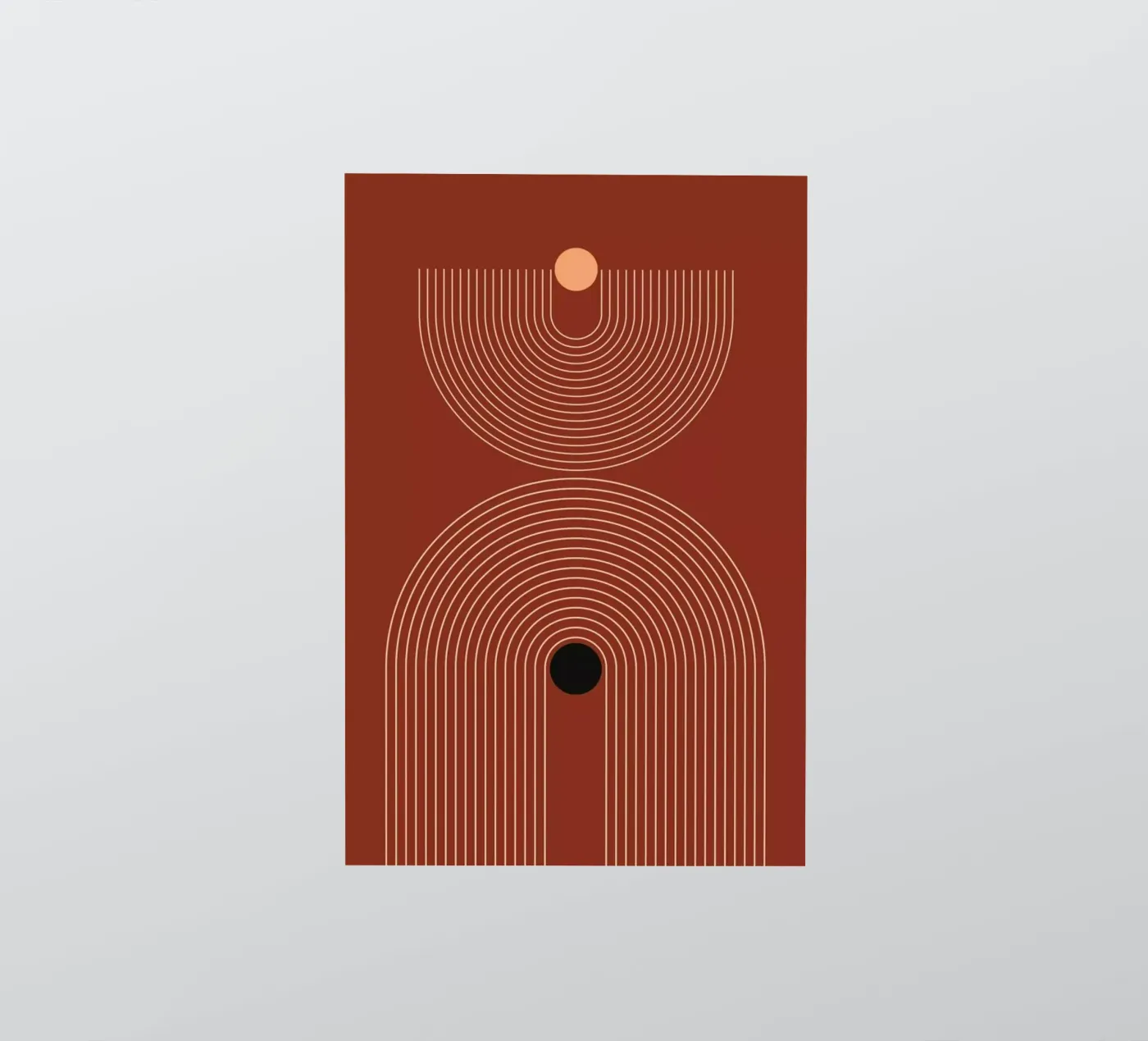 Boho Rainbow sticker van Mottos by Sinan Saydik