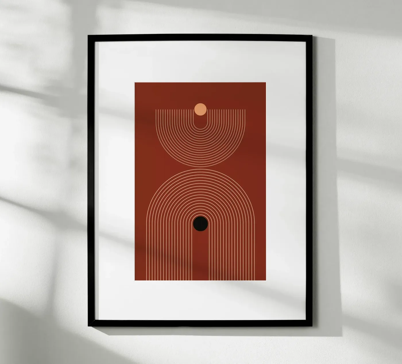Boho Rainbow Poster von Mottos by Sinan Saydik