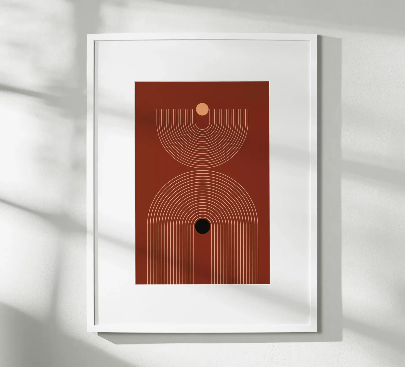 Boho Rainbow Poster von Mottos by Sinan Saydik