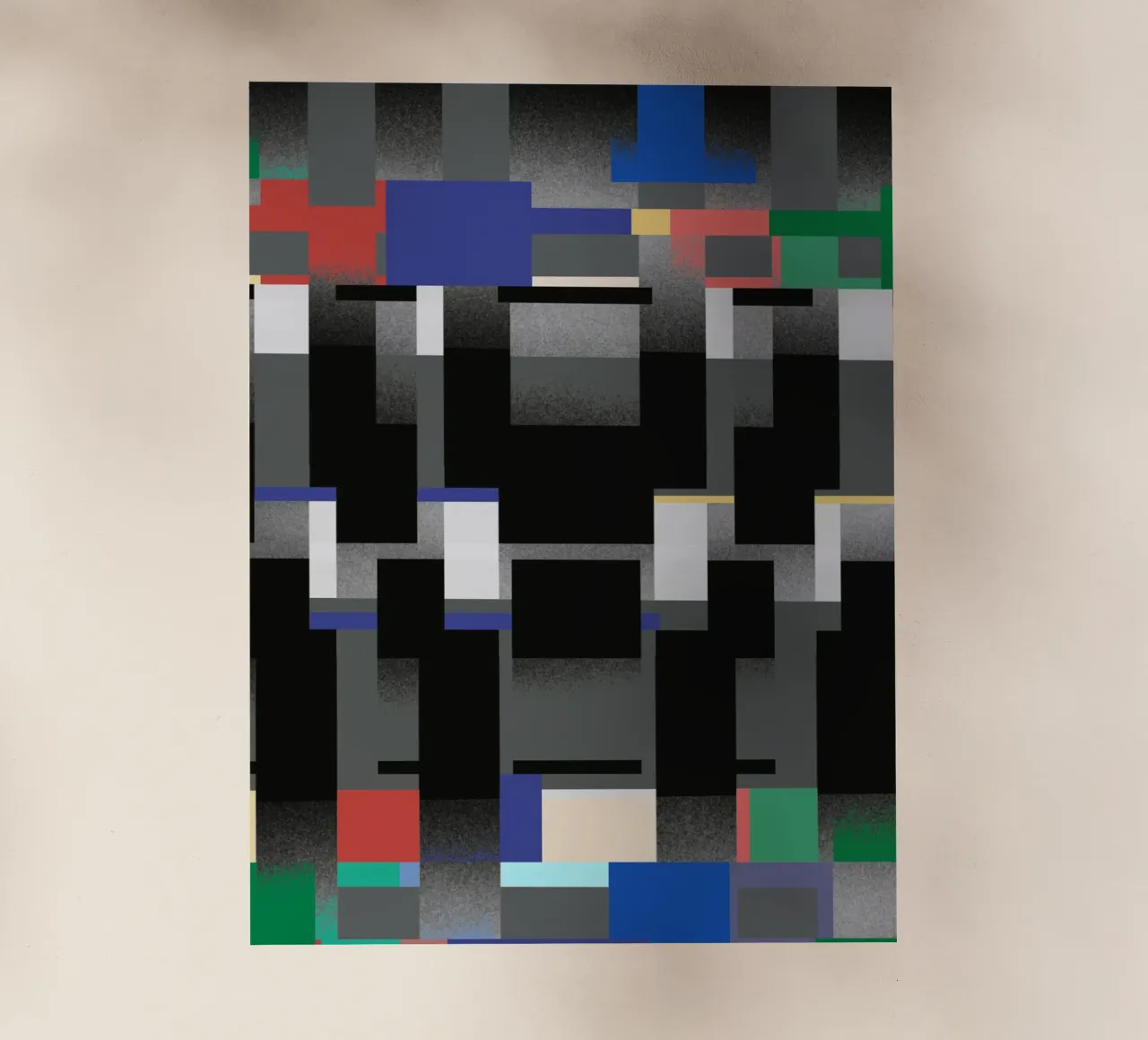 Modello Glitches 06 pellicola backlit da Little Dean