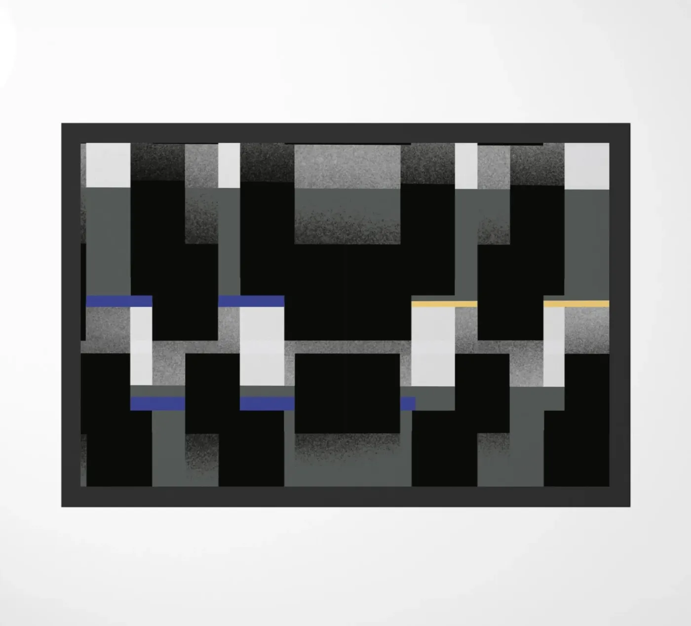 Glitches pattern 06 Fußmatte von Little Dean