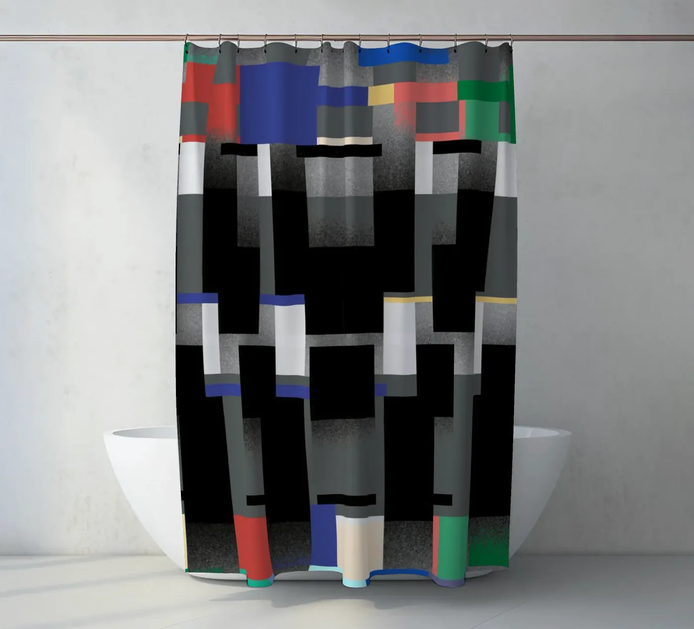 Storing patroon 06 douchegordijn van Little Dean