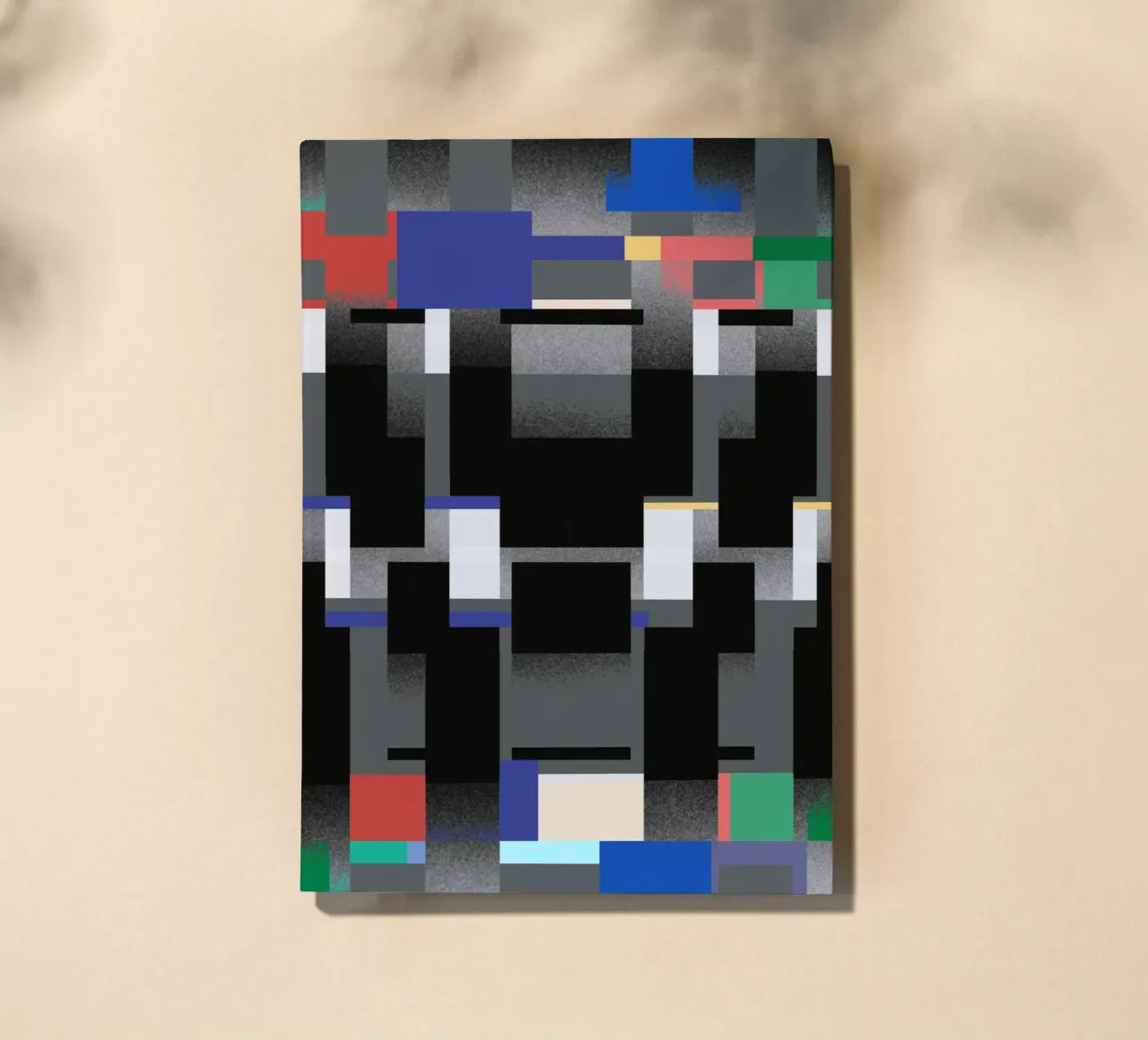 Glitches pattern 06 notebook by Little Dean